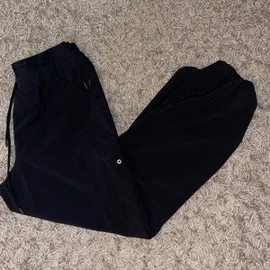 URBANE PERFORMANCE Black Scrub Pants Petite Large
